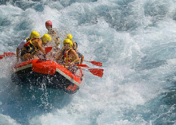 Zipline adventure near Rishikesh with mountain views